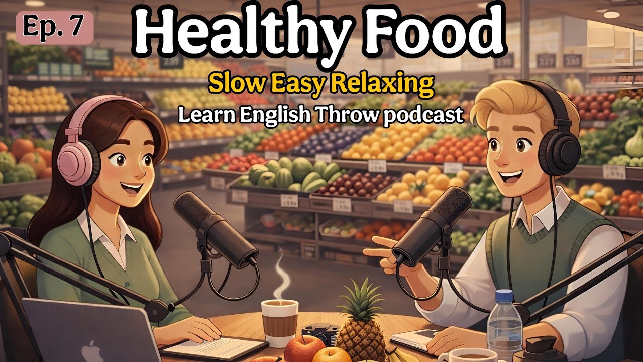 English for Grocery Shopping 🛒 Food Vocabulary & Phrases You Need | Easy conversation podcast 
