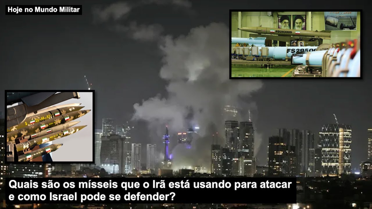 Quais s&atilde;o os m&iacute;sseis que o Ir&atilde; est&aacute; usando para atacar e como Israel pode se defender?