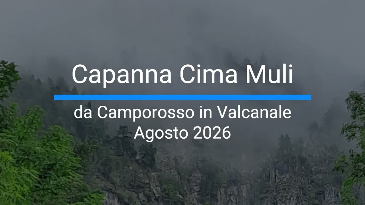 Trekking: capanna Cima Muli da Camporosso in Valcanale - Friuli Venezia Giulia #FVGlive