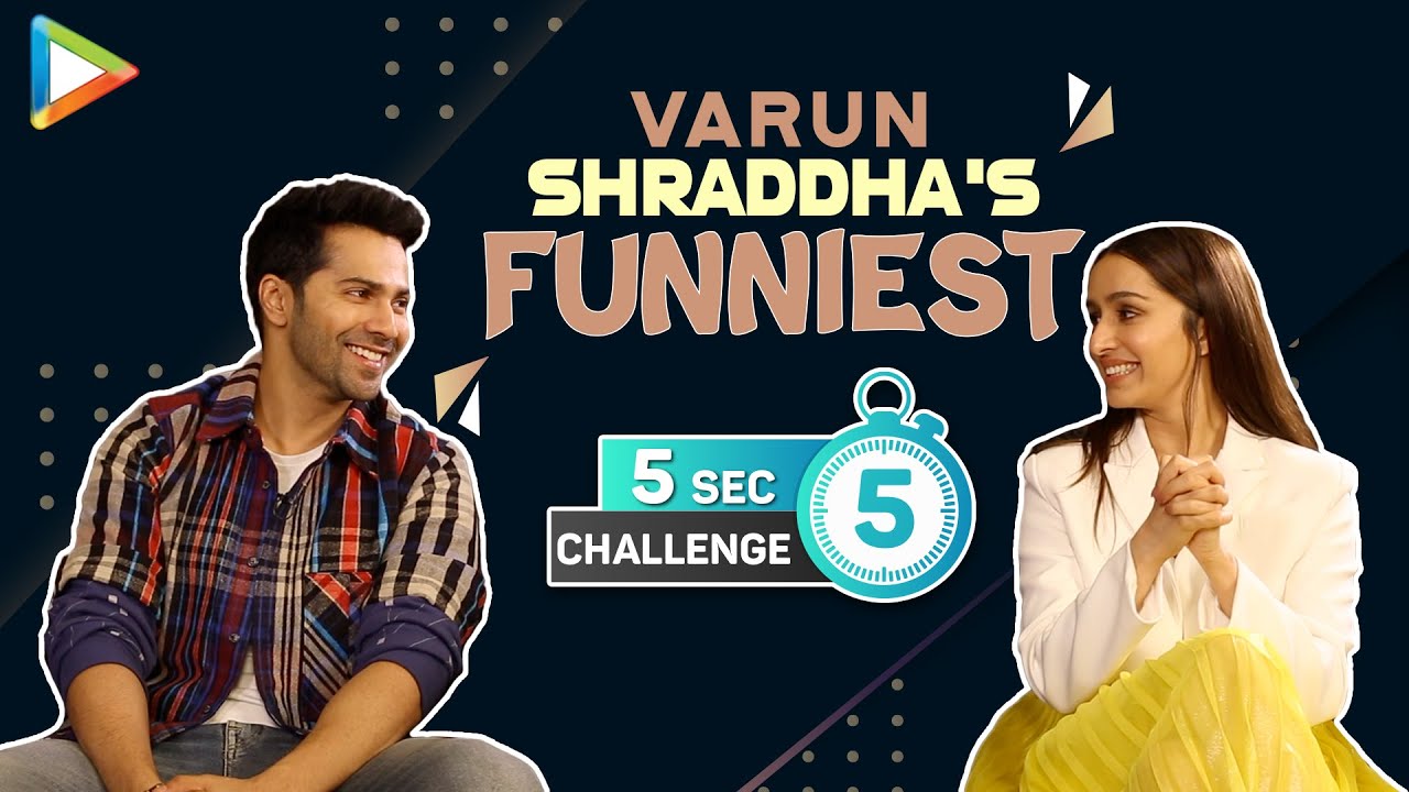 CRAZY: Varun & Shraddha’s 5 Second Challenge | Top 3 Actors | Love in 3 Words | Street Dancer 3