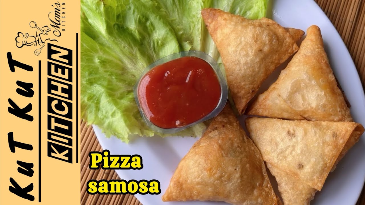 Pizza samosa recipe by Kutkut kitchen | samosa recipe | qeema samosa recipe | aloo samosa 
