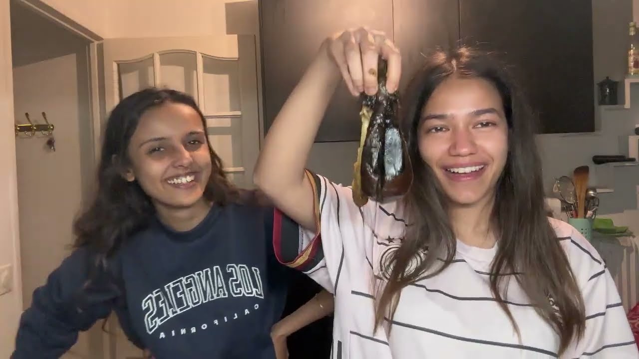 Vlog 1: Cook Baingan With Us!!!
