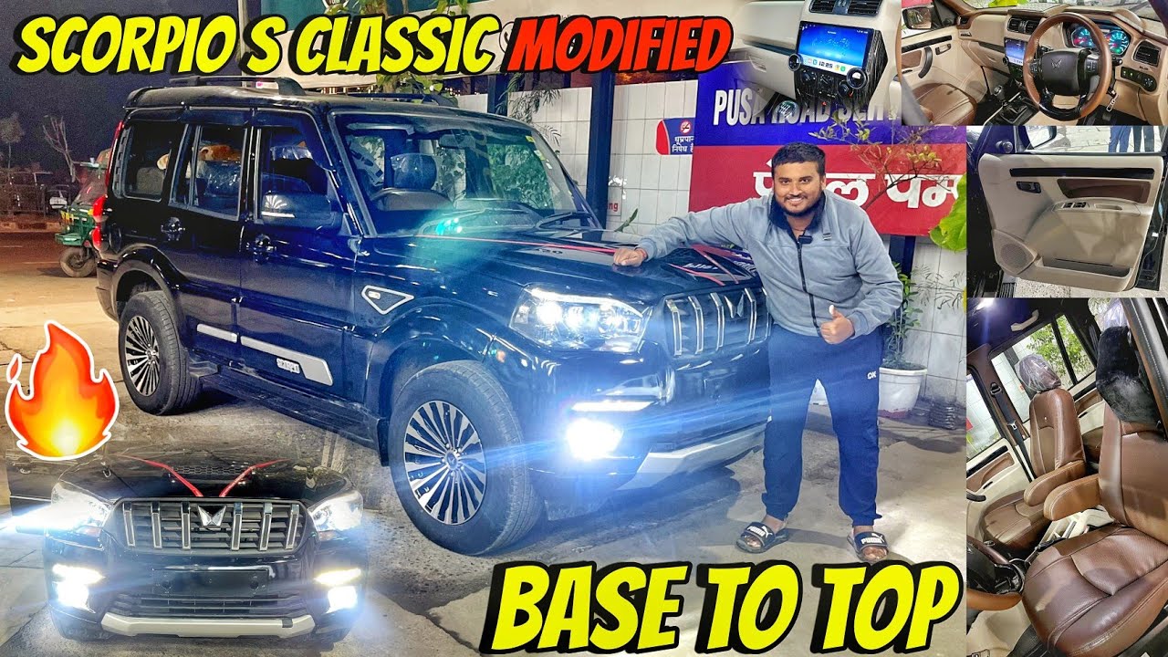 2024 Scorpio Classic S to S11 Modified ✅😱 Scorpio Classic Base to Top Modification with Price ✅💥