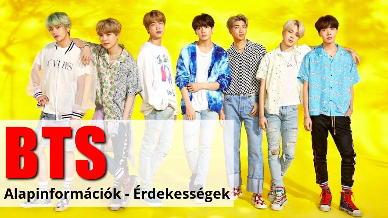 BTS TAGOK - alapinformációk, tudnivalók és érdekességek magyarul (2020)