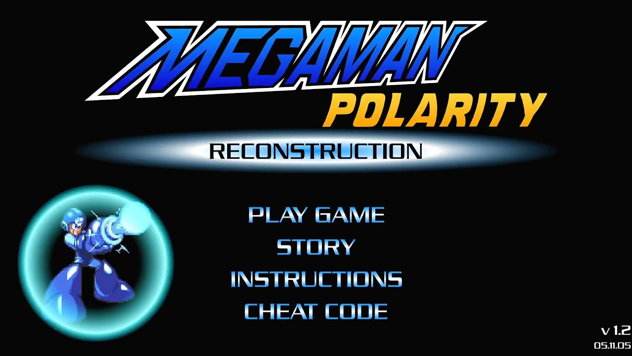 Mega Man Polarity (Mega Man & Ikaruga Flash Game) Full Gameplay