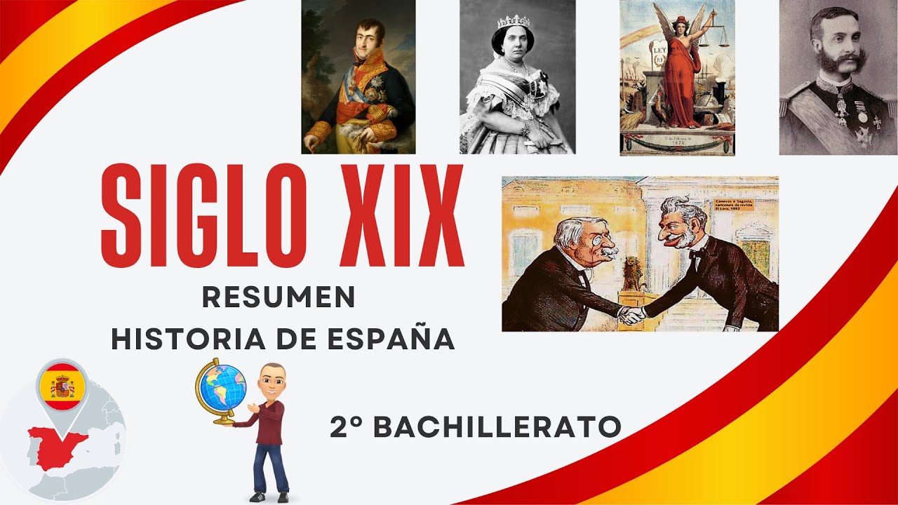 RESUMEN SIGLO XIX HISTORIA DE ESPAÑA en 13 minutos