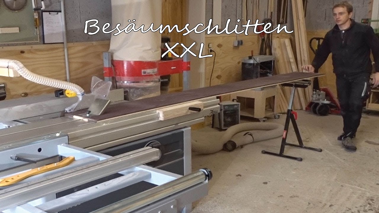 Besäumschlitten XXL