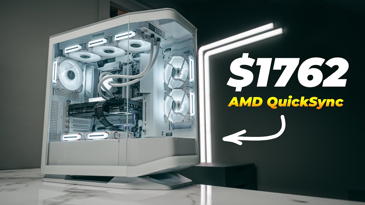 Intel Quicksync on AMD for Cheap! | Cougar FV270 Build [7900x + ARC A770]