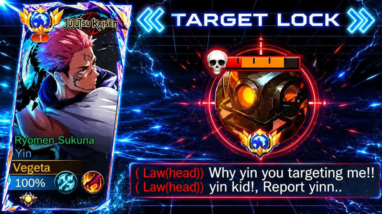 Yin target lock Jawhead🤣| Yin best Build and Emblem | MVP Legendary MLBB