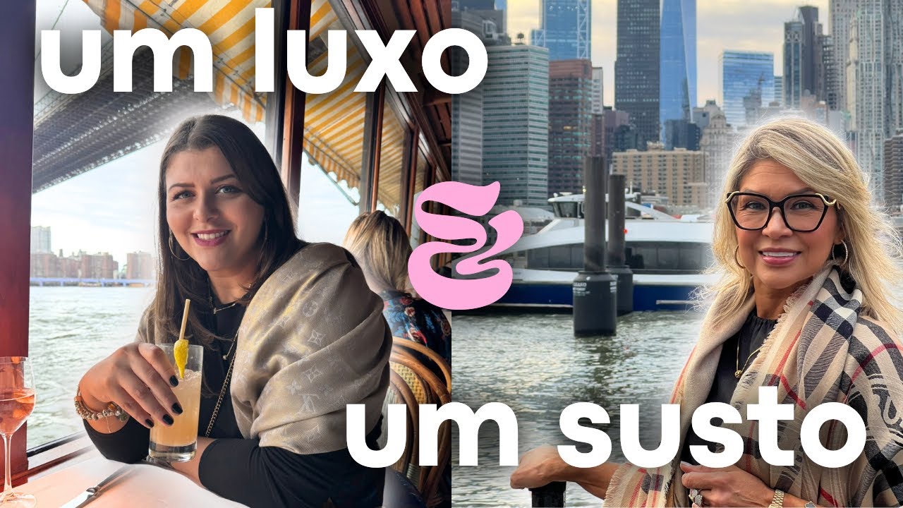 $600 por um jantar em NYC?! Nossa experiência no River Café no Brooklyn | vlog nos eua