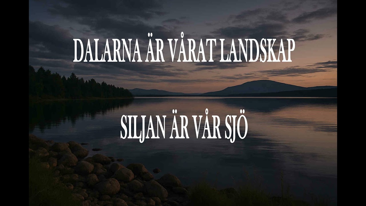 Fredrik Möller Collin - Dalarna Är Vårat Landskap Siljan är vår sjö (Leksands IF)
