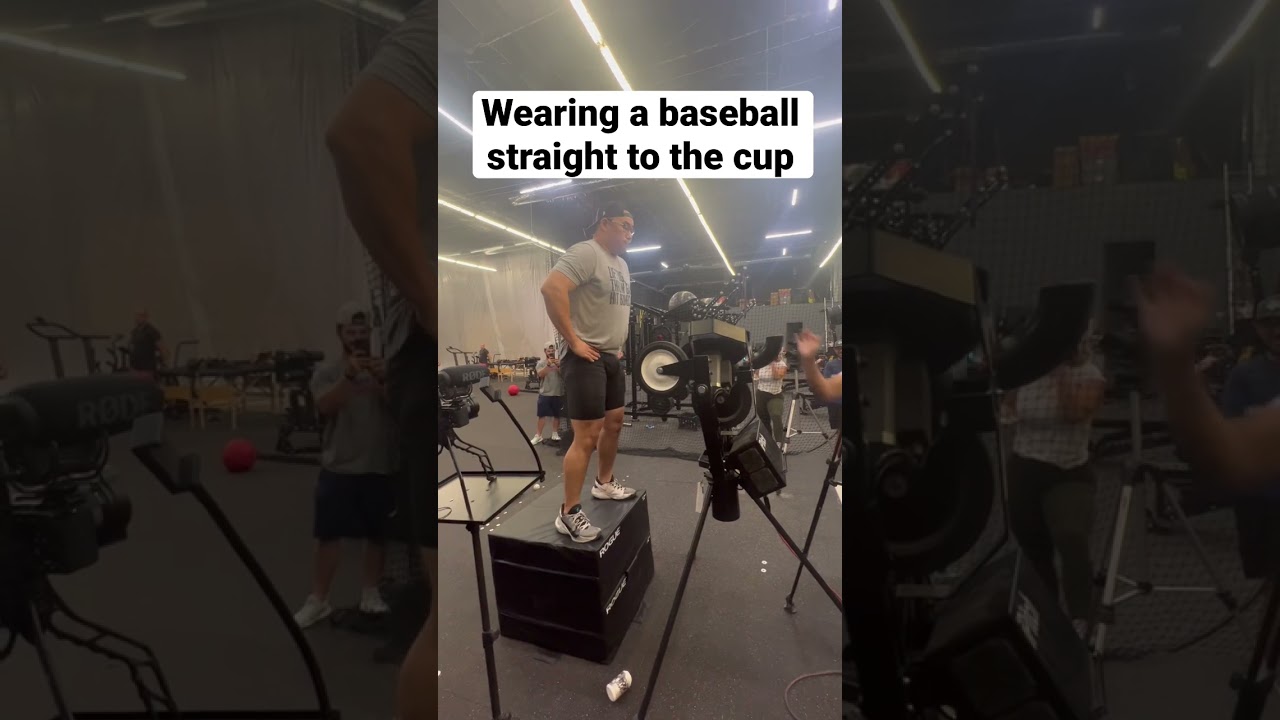 Проверяю, работает ли ваша чашка😂 #бейсбол #бейсбольнаяжизнь #бейсбольныйсезон