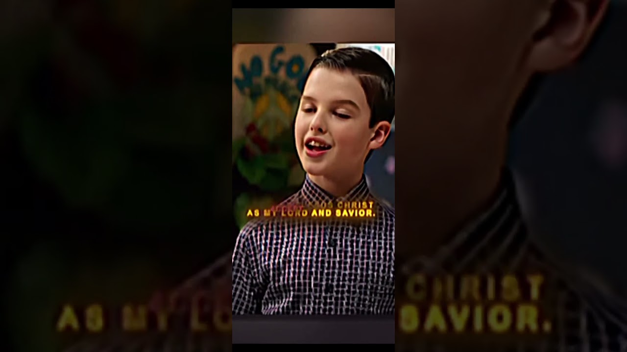 Young Sheldon tried to provoke Paige…😳😳