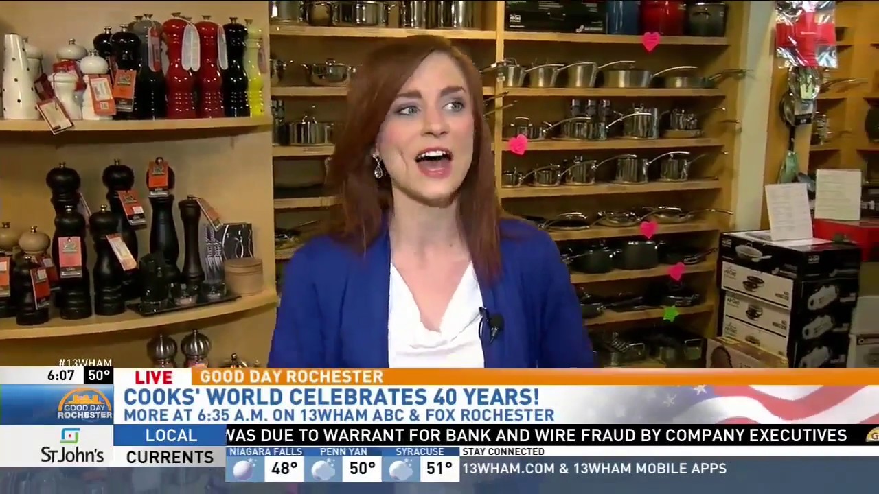 FOX Rochester: Cooks' World Celebrates 40 Years in Business (Part 1)