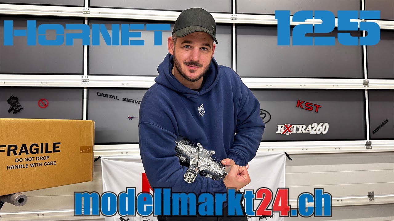 Kraftpacket von Hornet Engine | Hornet HE125 | modellmarkt24 | Dominique