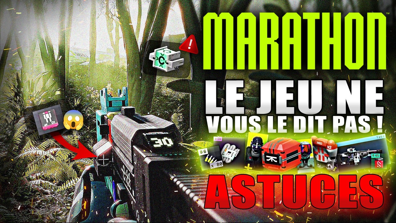 Marathon : 20 Astuces à SAVOIR avant de Jouer ! (LE JEU NE LE DIT PAS) Guide Débutant