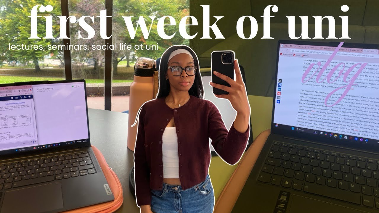 first week of uni vlog | lectures, seminars & the truth about socialising at uni 