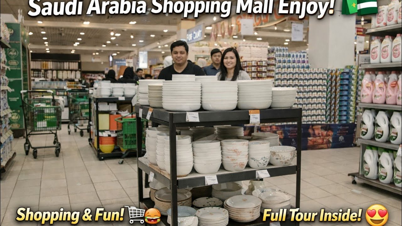 Saudi Arabia Shopping Mall Enjoy 🛍️ | Saudi Mall Shopping Vlog 2026 🇸🇦 | Riyadh Mall Full Tour 😍