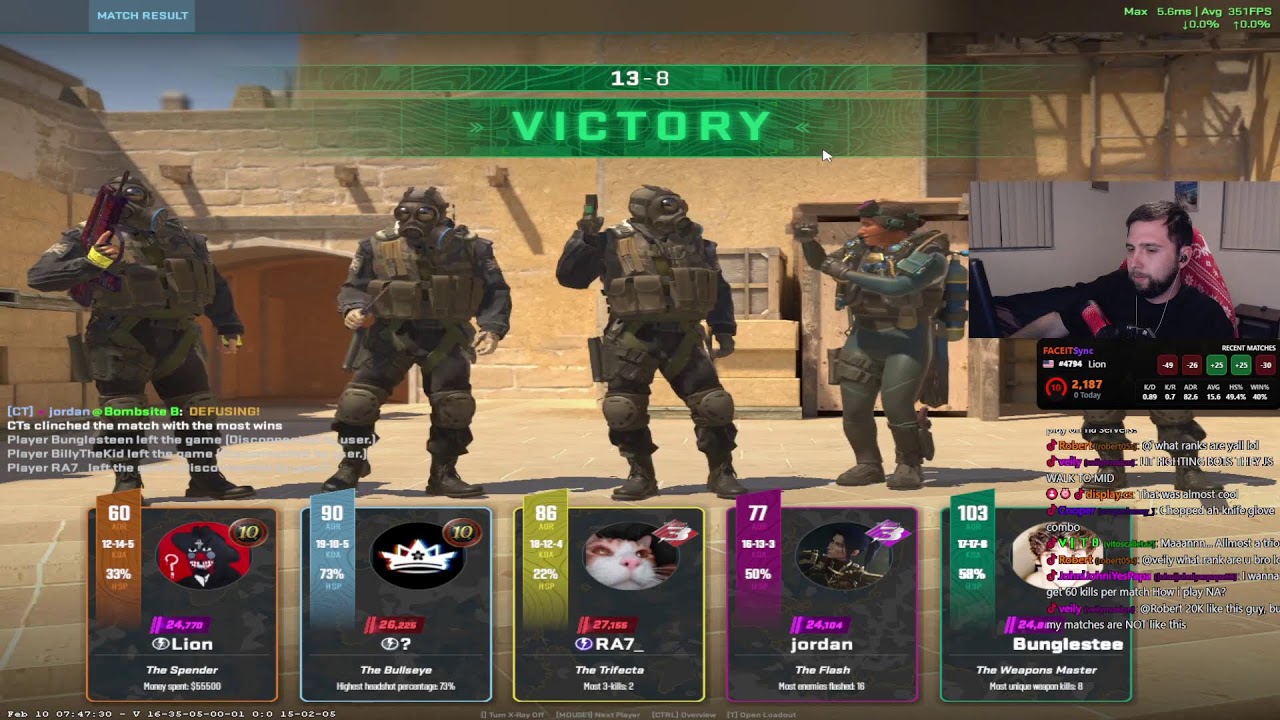 NORTH AMERICA VS EUROPE FACEIT