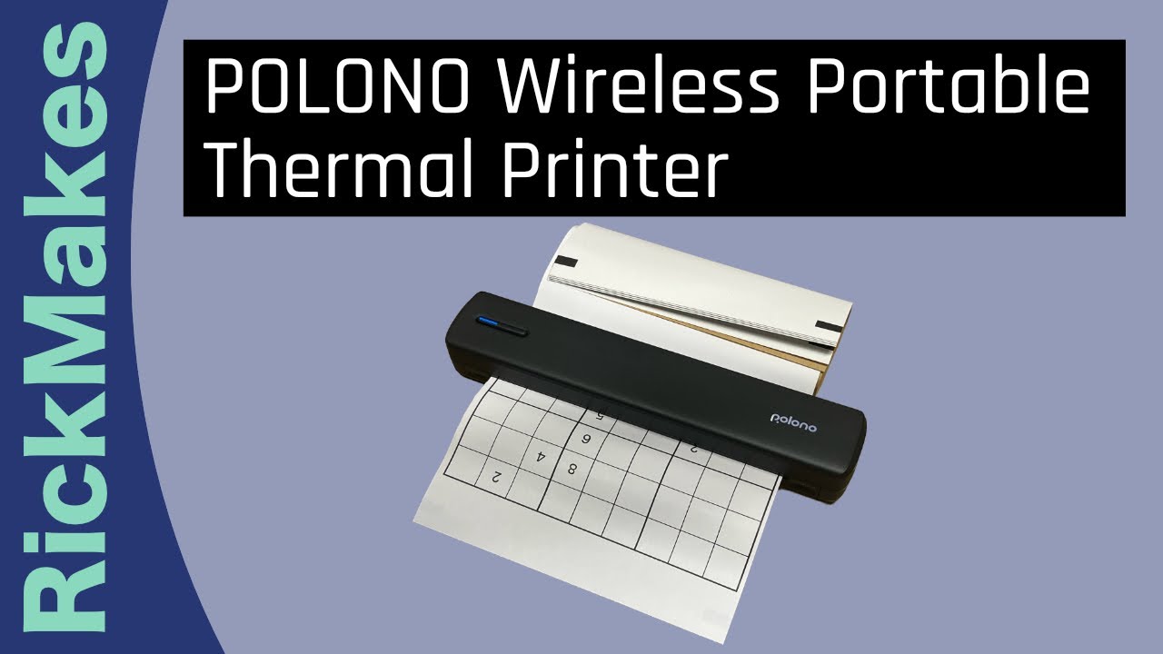 POLONO Wireless Portable Thermal Printer