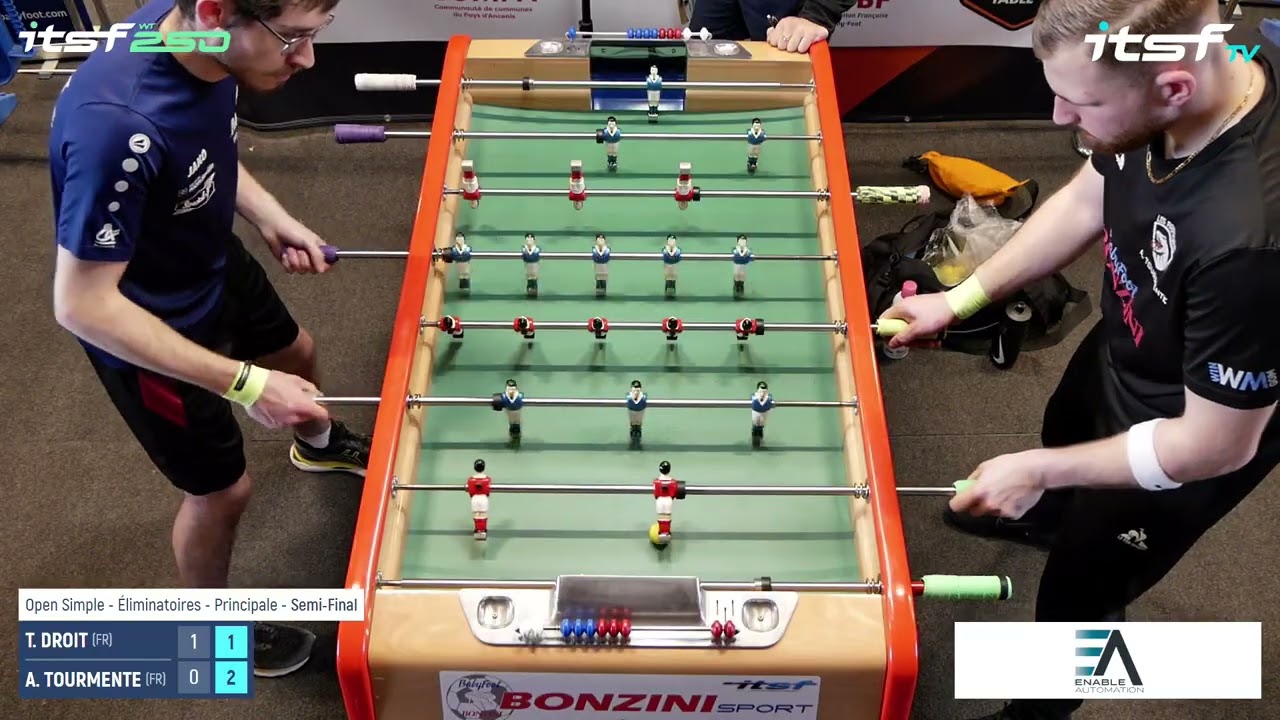 A. Tourmente vs T. Droit - Open Simple - Semi-Final - ITSF 2e Open National d'Ancenis (ITSF 250)