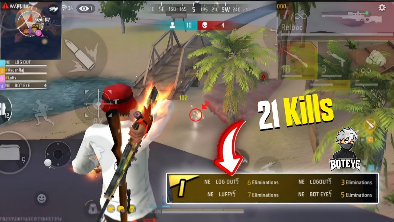 ( RAW CLIPS ) SNIPER POV || FT.BOTEYE GAMER || 01