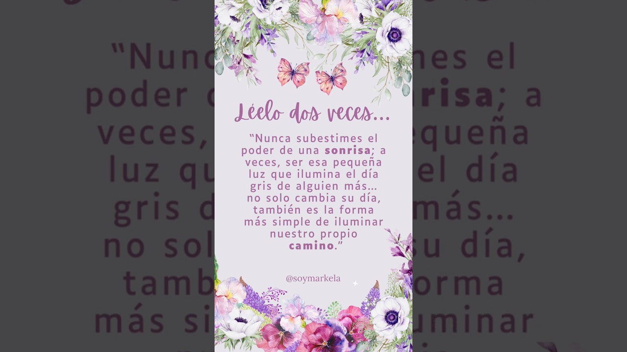 La frase motivadora de hoy… Léela dos veces!