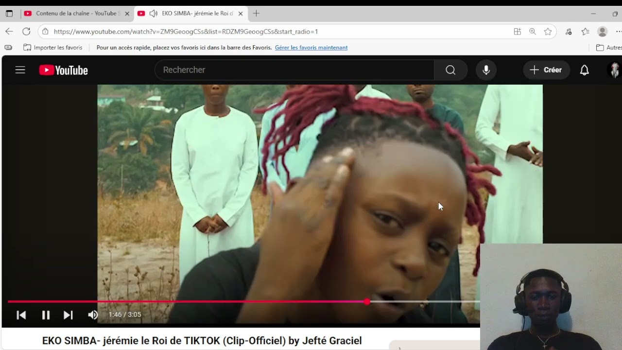 [REACTION] EKO SIMBA - Jérémie le Roi de TikTok (Clip Officiel) 👑🎬