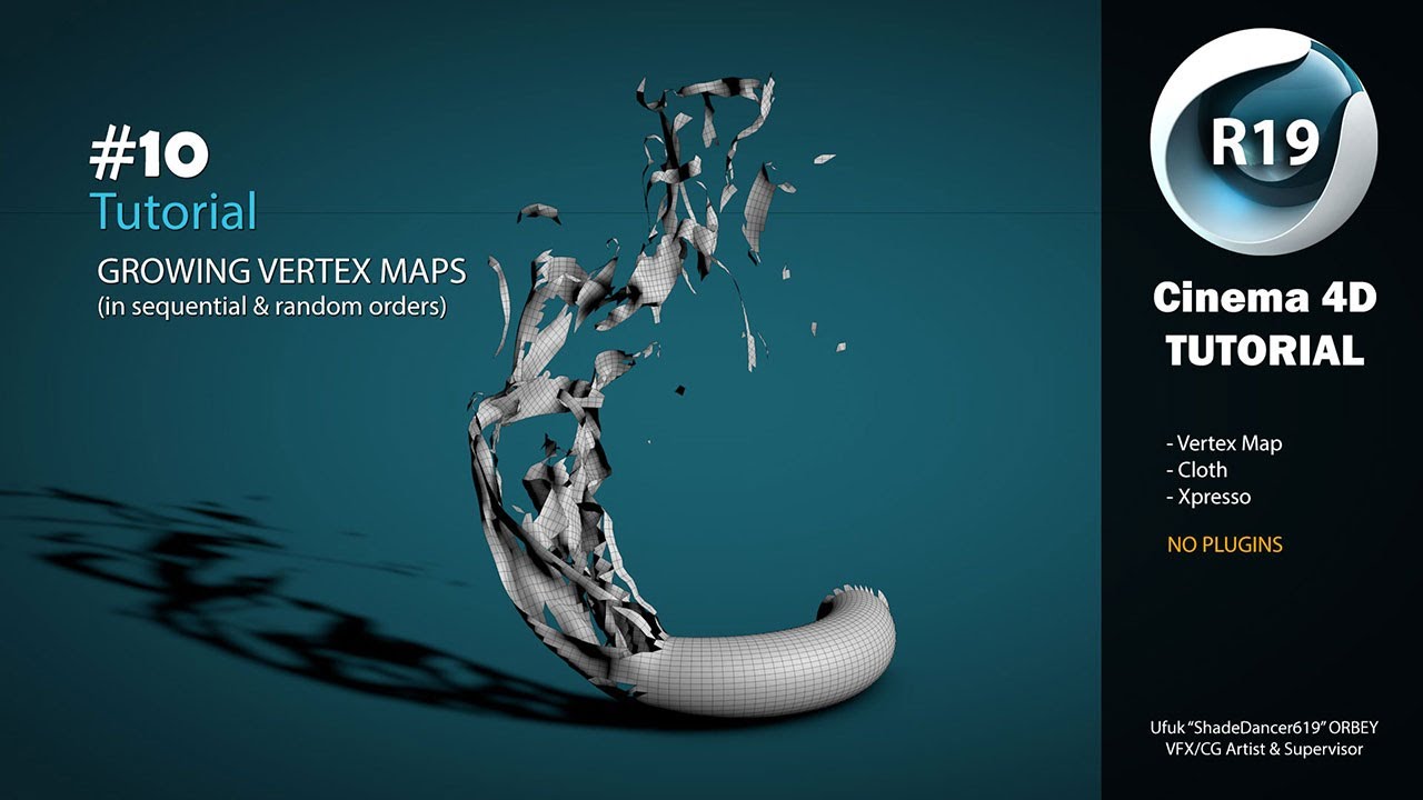Cinema 4D Tutorial - Growing Vertex Maps