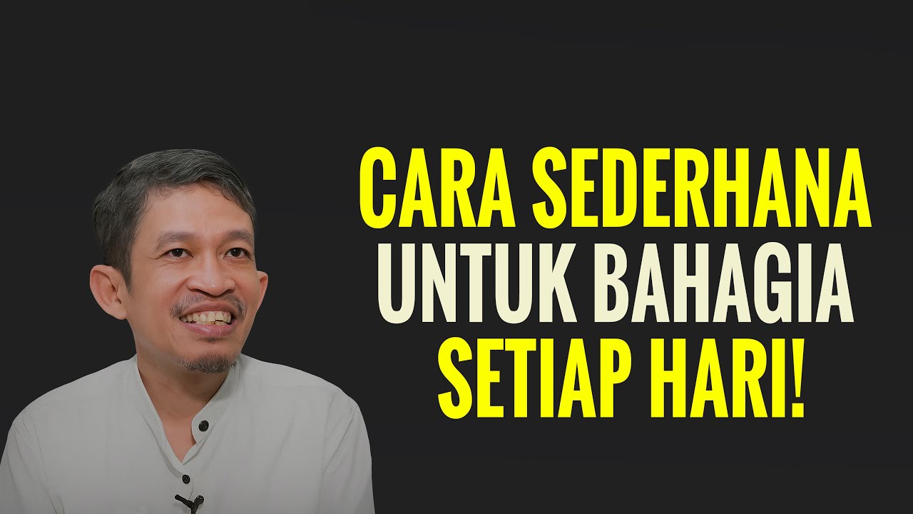 CARA MENEMUKAN KEBAHAGIAAN DI KEHIDUPAN SEHARI-HARI! | Ngaji Filsafat - Dr Fahruddin Faiz