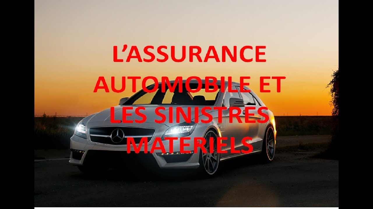 L'ASSURANCE AUTOMOBILE ET LES SINISTRES MATÉRIELS du 27 avril 2016