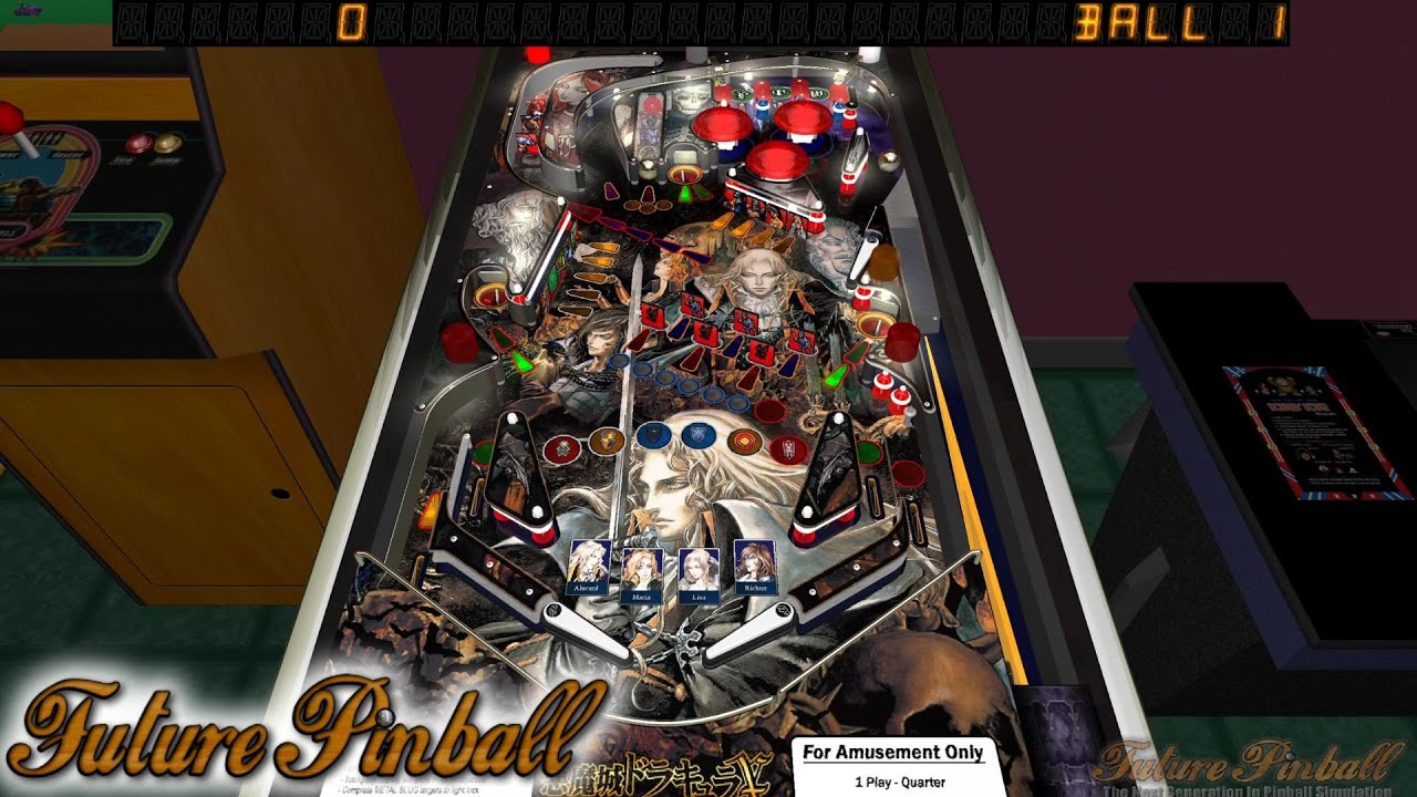 CASTLEVANIA: SYMPHONY OF THE NIGHT - PINBALL | Sombras, vampiros e pinball! - FUTURE PINBALL#2