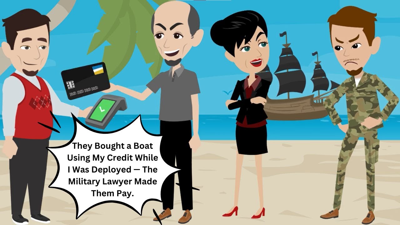 They Bought a Boat Using My Credit While I Was Deployed — The Military Lawyer Made Them Pay.