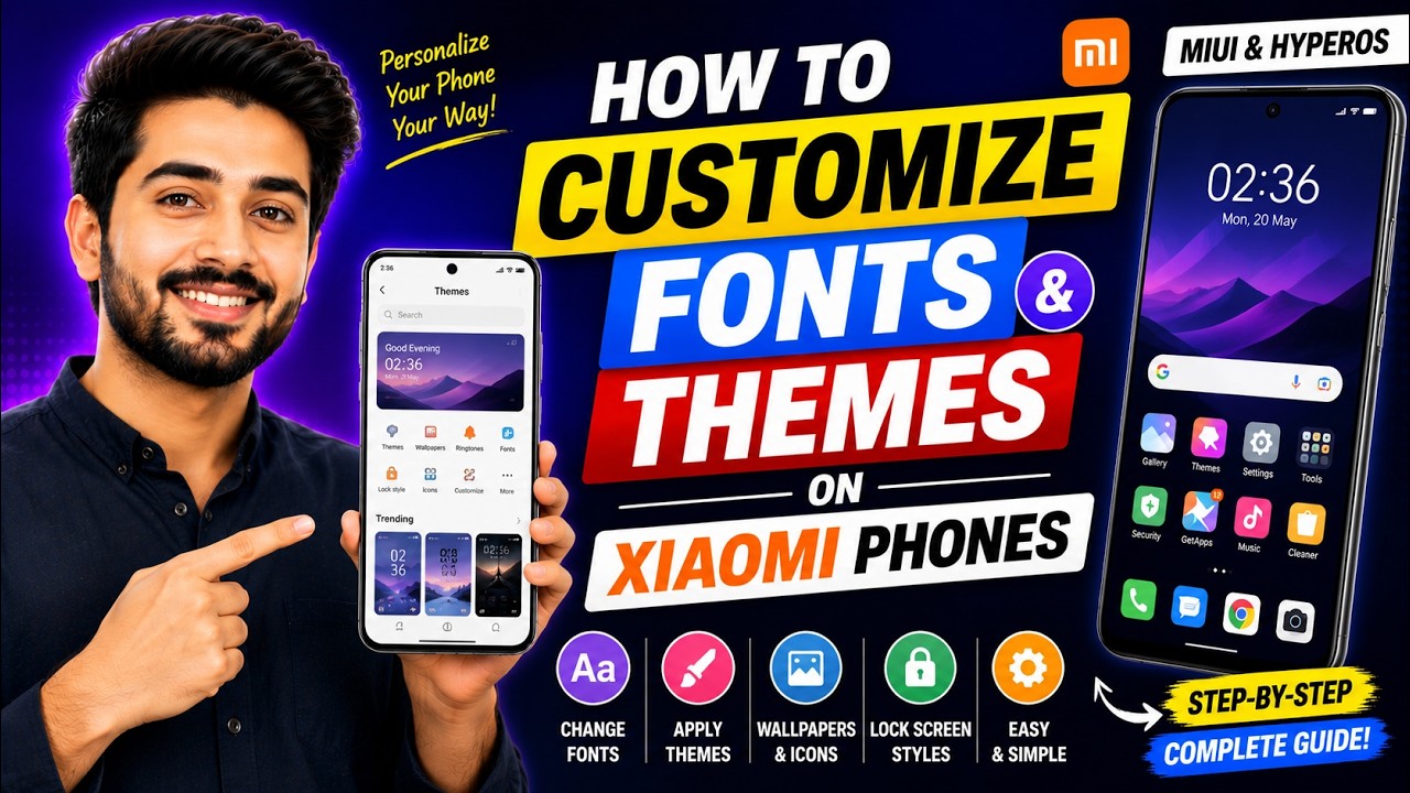 How to Customize Fonts and Themes on Xiaomi Phones | Complete MIUI & HyperOS Guide (2026)
