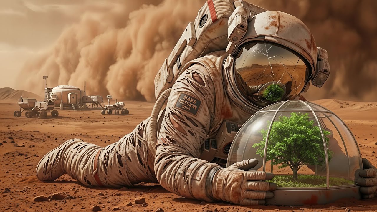 Hazards on Mars: Dust storms and the journey to protect vegetables in a lifeless environment.