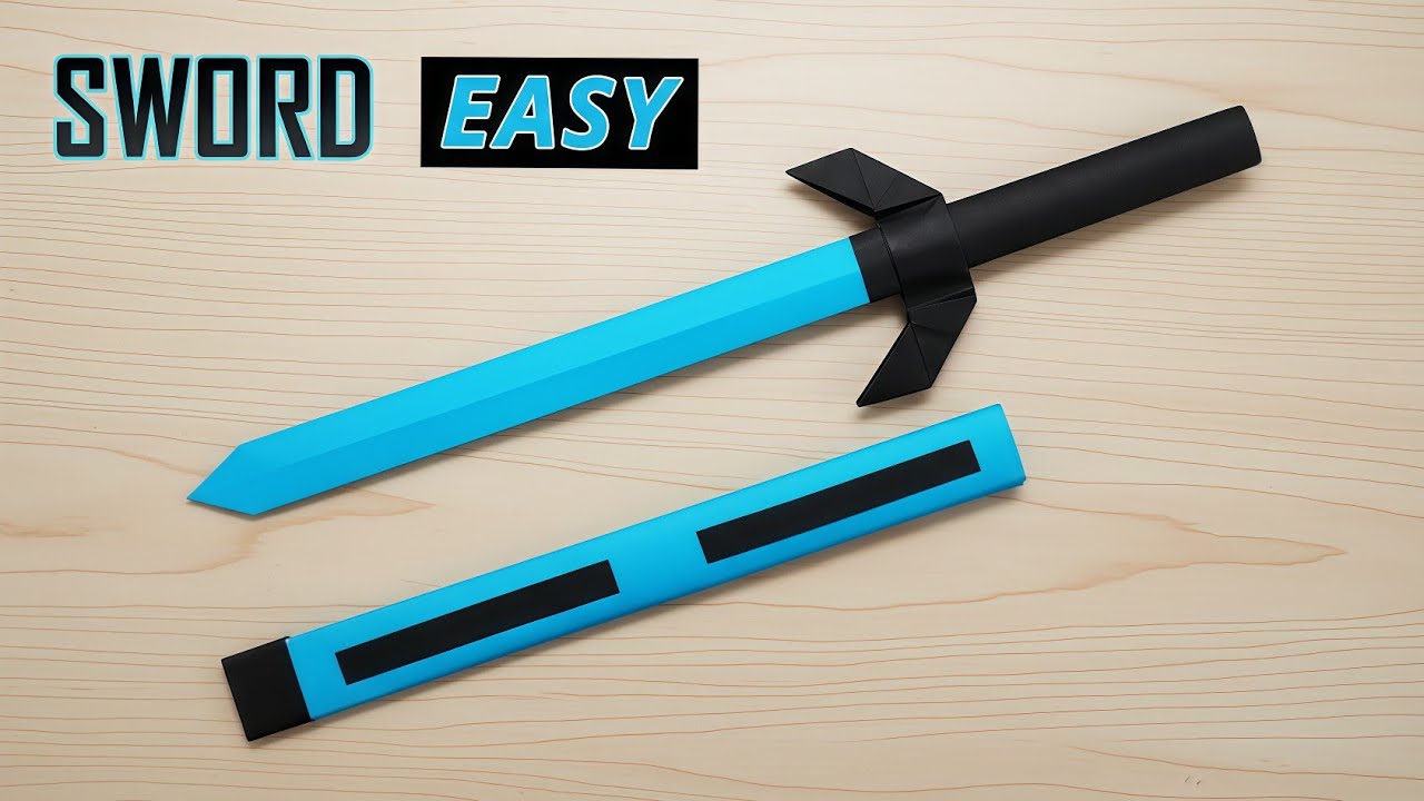 DIY Paper Sword from A4 Paper | Complete Tutorial