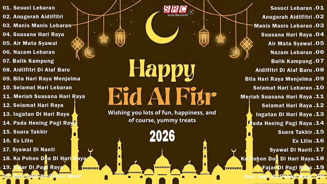 Lagu Raya 2026 Terbaik | Selamat Hari Raya Aidilfitri & Suasana Penuh Makna
