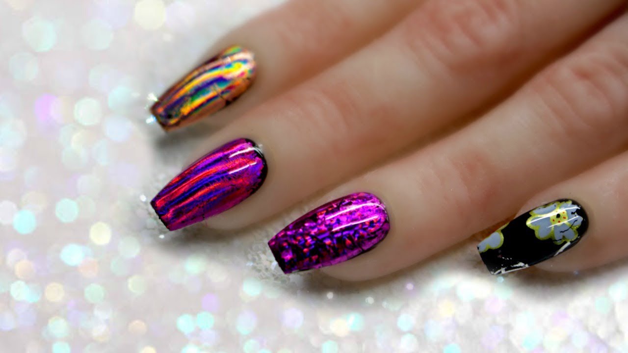 🤔TESTING NAIL FOIL ADHESIVE! CHEAP OR EXPENSIVE? 🤷🏻‍♀️ FULL COVERAGE FOILS - WHICH WORKS BEST?