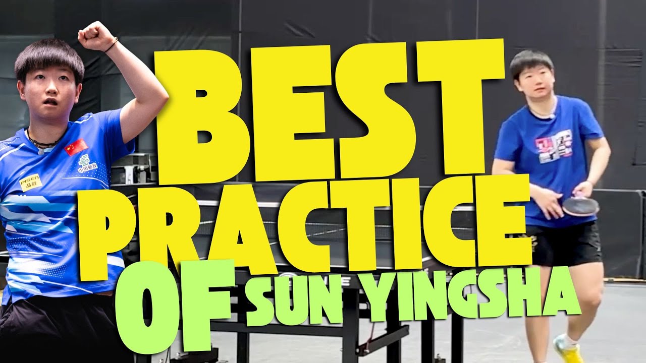 Sun Yingsha Multiball Training | Table Tennis Talks Video #tabletennistalks #sunyingsha #tabletennis