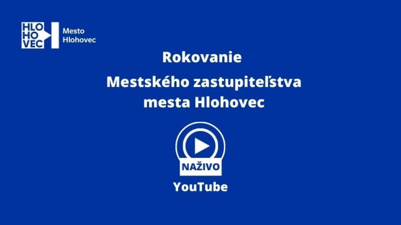 Mestské zastupiteľstvo mesta Hlohovec  14. 12. 2023