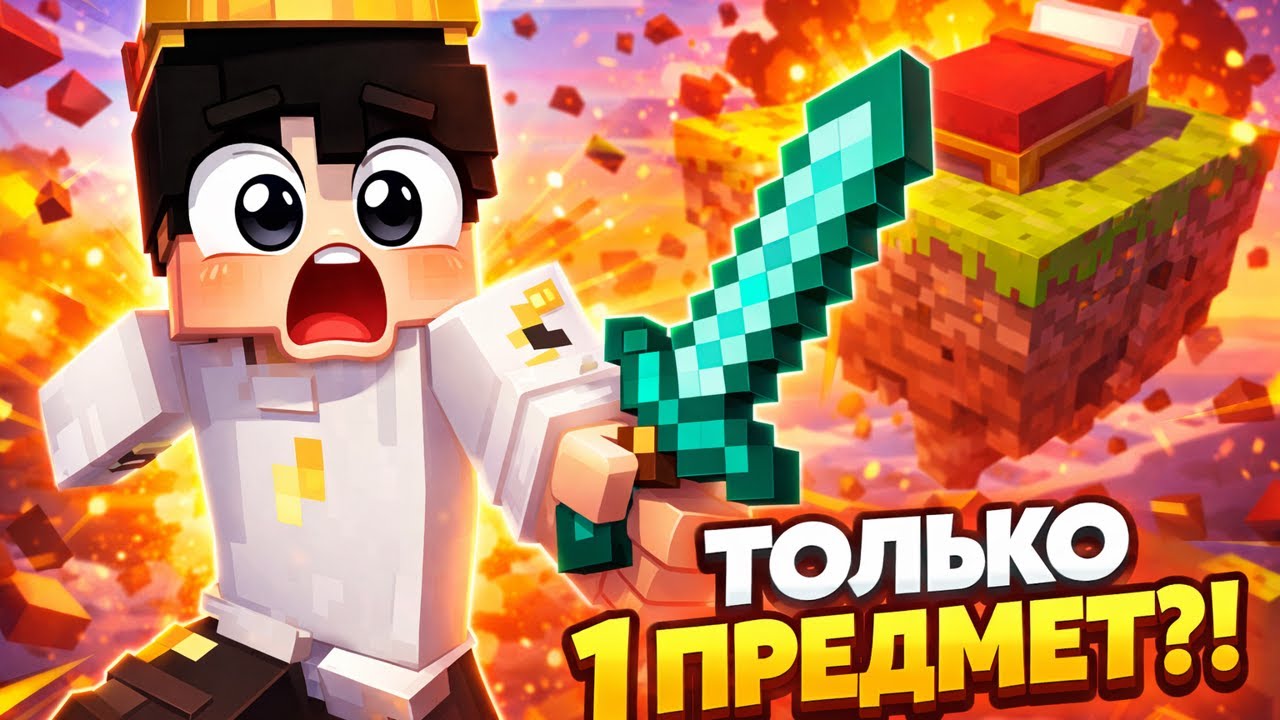 Бедварс, но я могу покупать ТОЛЬКО ОДИН ПРЕДМЕТ | Minecraft Bedwars Hypixel