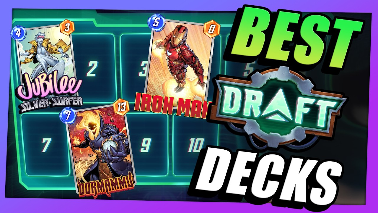 10 BEST DRAFT DECKS for 5 WINS! | Marvel Snap Draft Guide