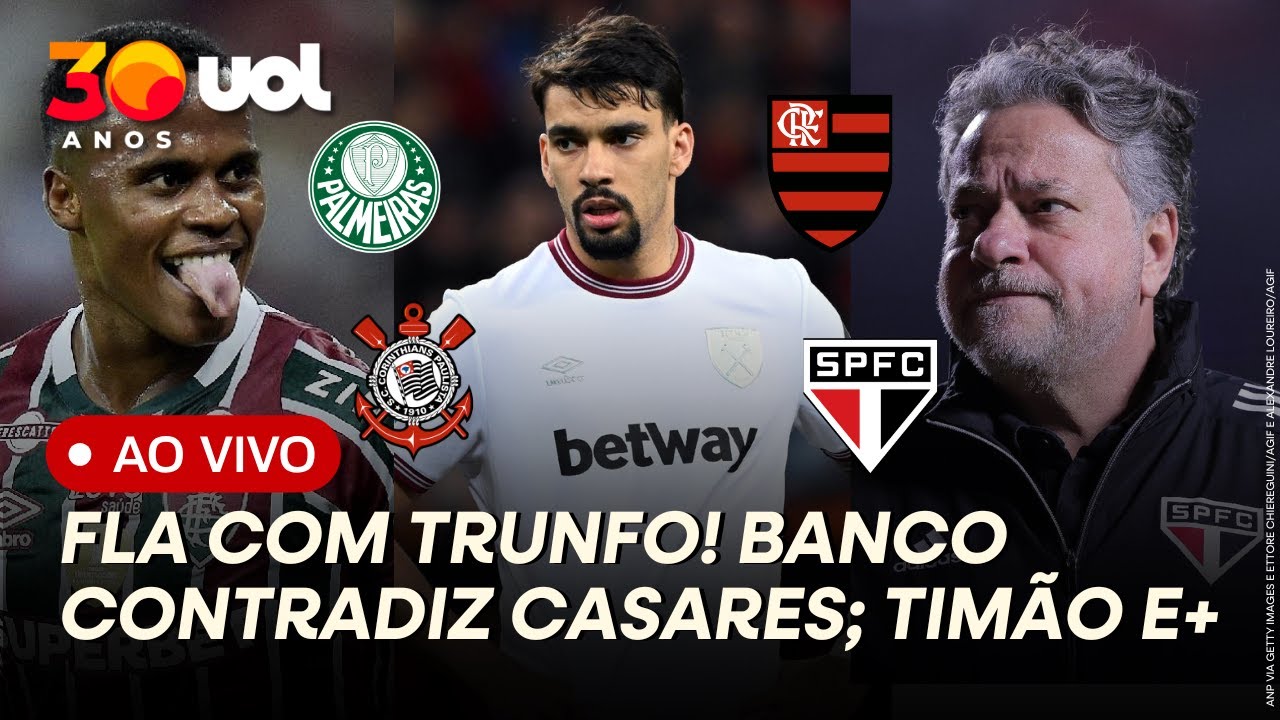 FLAMENGO TEM TRUNFO POR PAQUETÁ! IMPEACHMENT NO SÃO PAULO? CORINTHIANS ELIMINADO! PALMEIRAS: ARIAS?