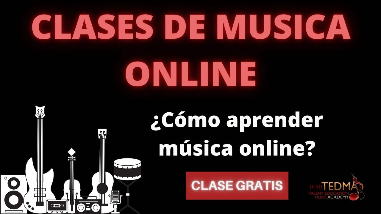 Clases de Musica Online con TEDMA Academy: Canto, Piano, Guitarra, Violin, Ukelele