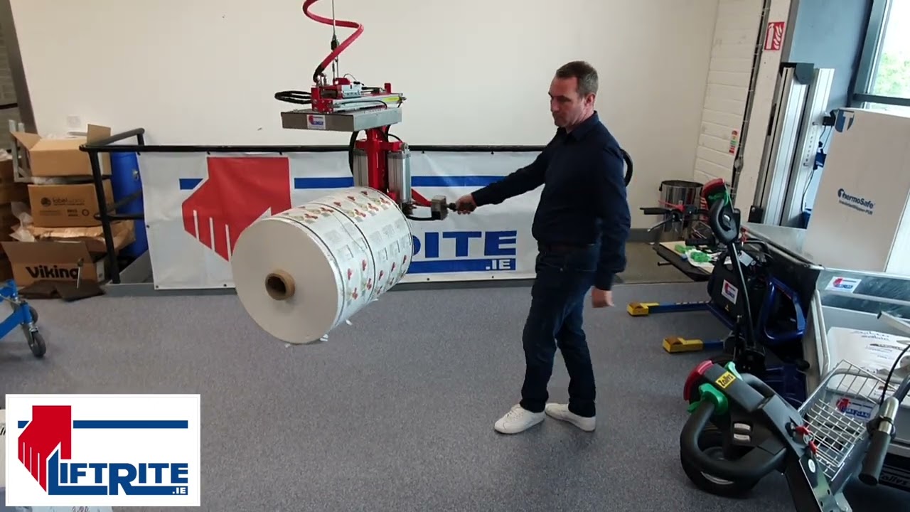 Pneumatic Expander - Mechanical Gripper to Lift & Tilt Reels  | Lift Rite Ltd.