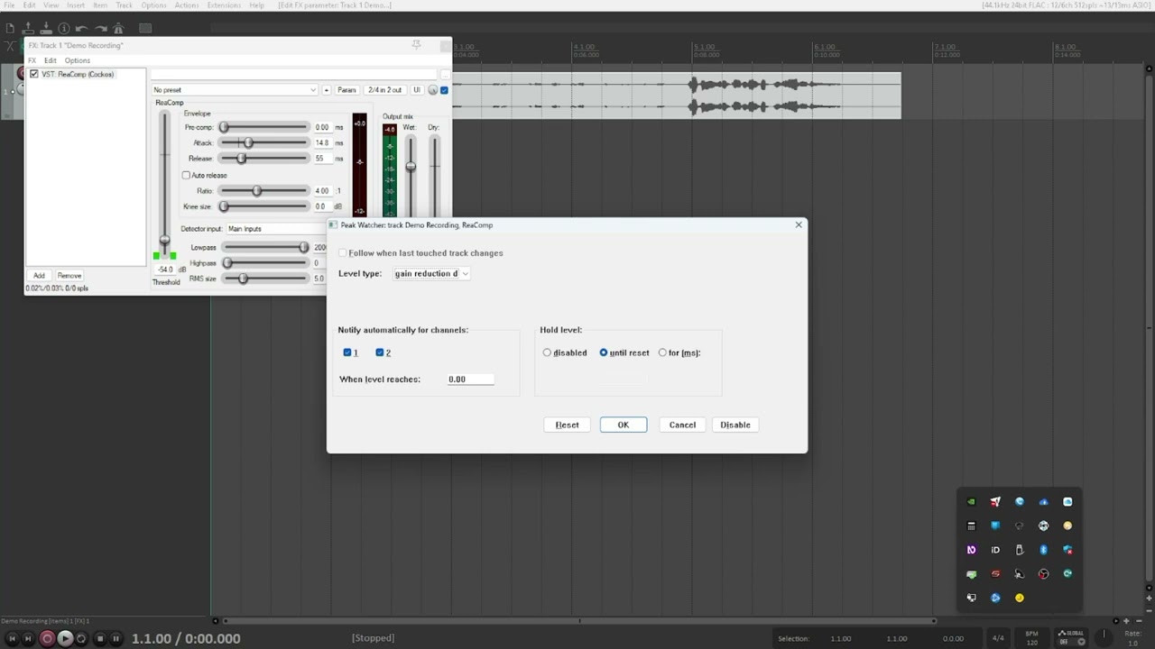 An accessible introduction to compression and limiting in REAPER