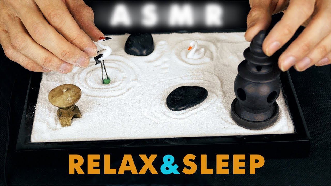 ASMR Zen Garden Relaxation (Slow|Sleep Aid|No Talking) [ICNBUYS]