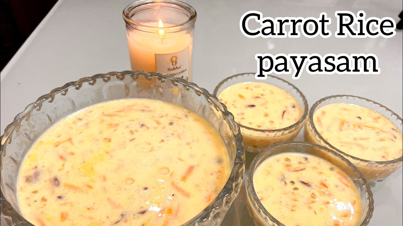 Carrot Rice kheer || ക്യാരറ്റ് അരി പായസം|| വിരുന്നുകളിൽ വിളമ്പാൻ പറ്റിയ അടിപൊളി പുഡിങ് ||