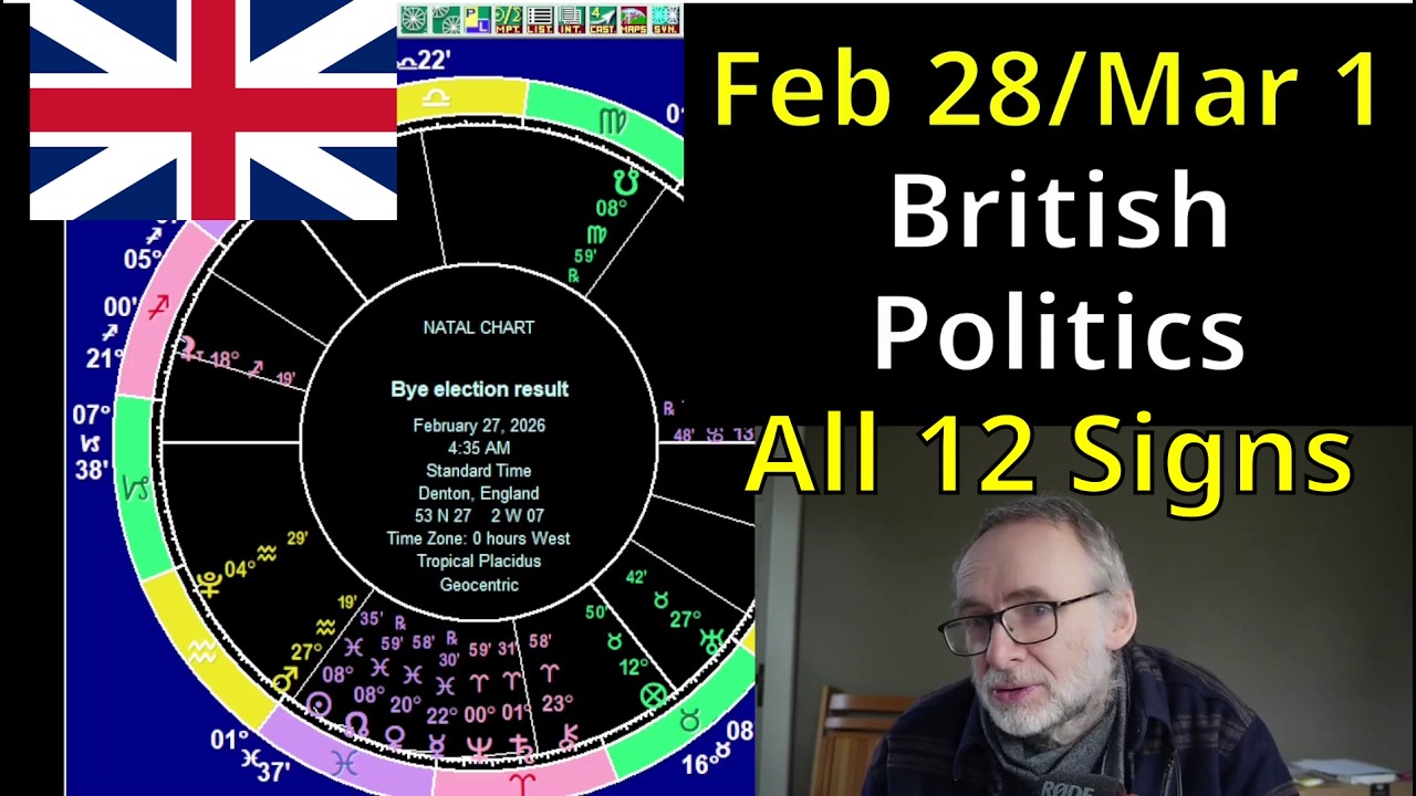 Astrology for the Weekend of Feb 28 2026: British Politics