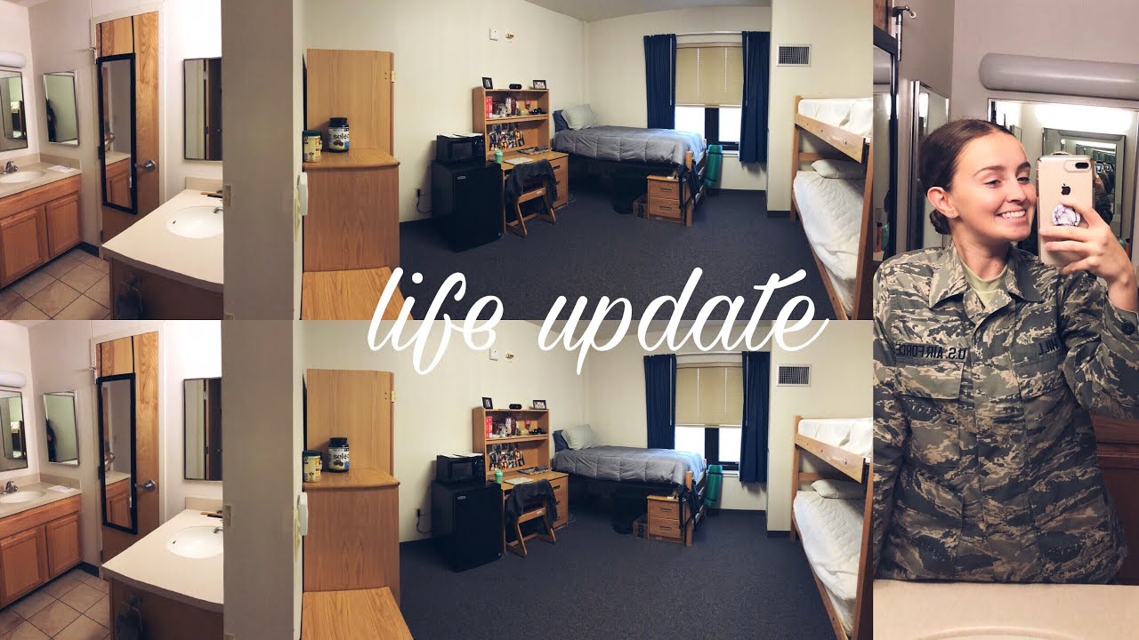 LIFE UPDATE // TECH SCHOOL LIFE & DORM TOUR // GOODFELLOW AFB